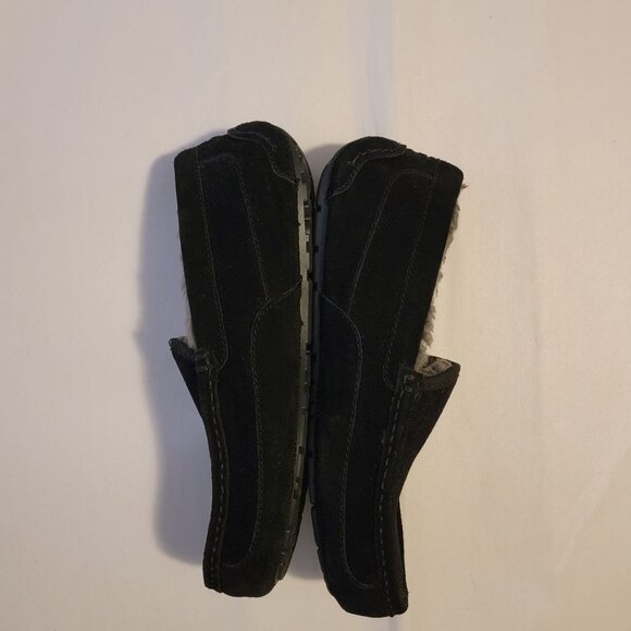 NEW UGG Ascot Corduroy II Slippers Mens 8 Womens 10 Black Cozy Loungewear Relax main image 3